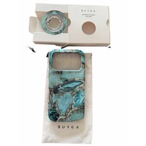 NIB Burga iPhone 17 pro case and magnetic ring holder - Ubud Jungle